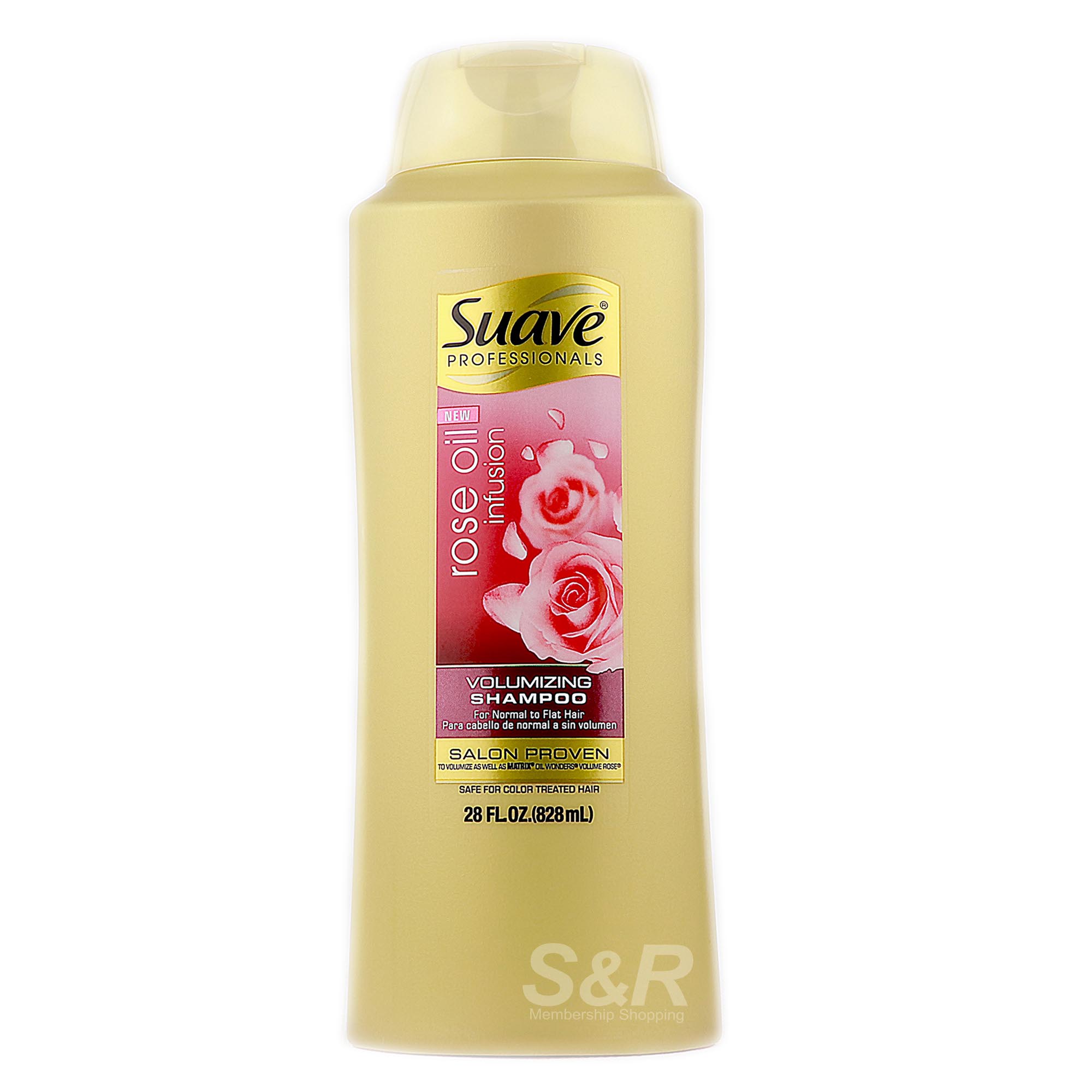 Suave Professionals Rose Oil Infusion Volumizing Shampoo 828mL Suave Professionals Rose Oil Infusion Volumizing Shampoo 828mL